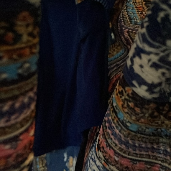 AUW plisse sundress flowy summer spring - Picture 7 of 8